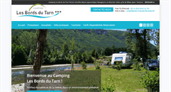 Desktop Screenshot of campinglesbordsdutarn.com