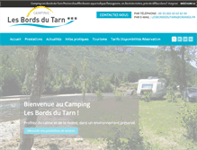 Tablet Screenshot of campinglesbordsdutarn.com
